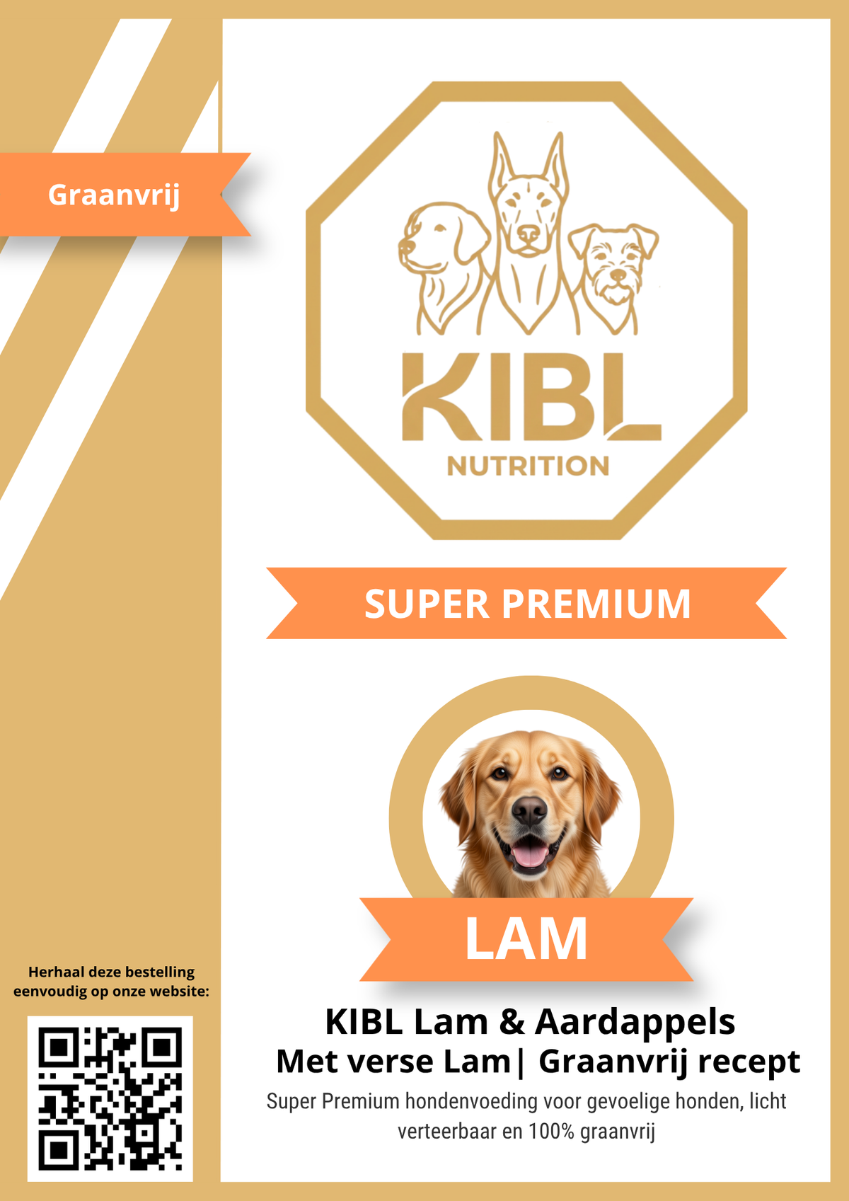 KIBL Super Premium Graanvrij - Lam