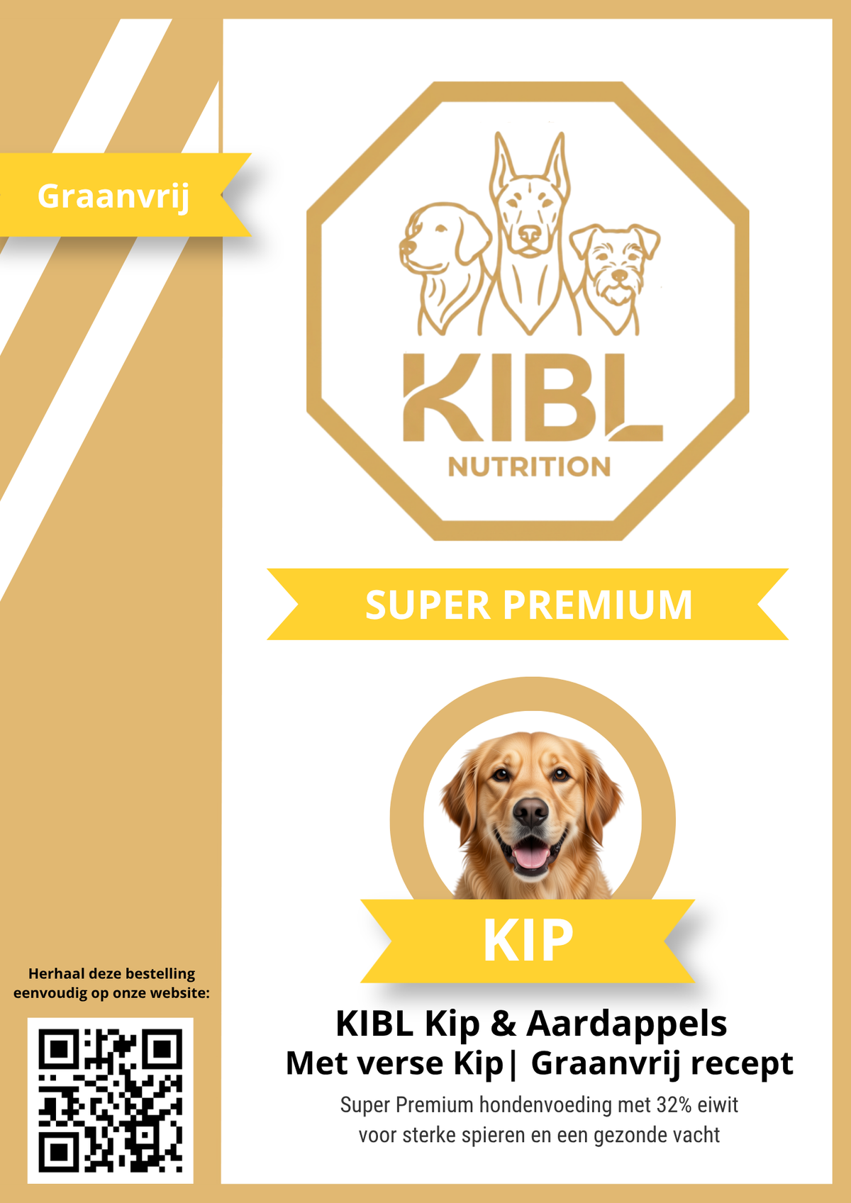 KIBL Super Premium Graanvrij – Kip