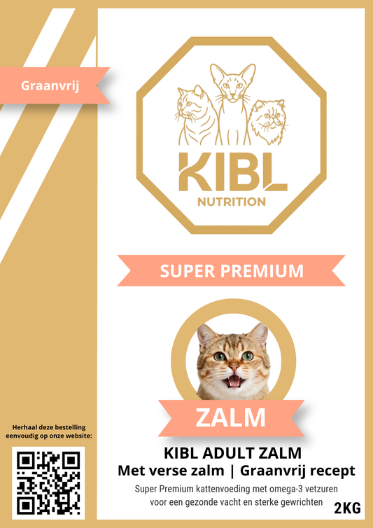 KIBL Volwassen Premium Graan-vrij – Zalm | Kat